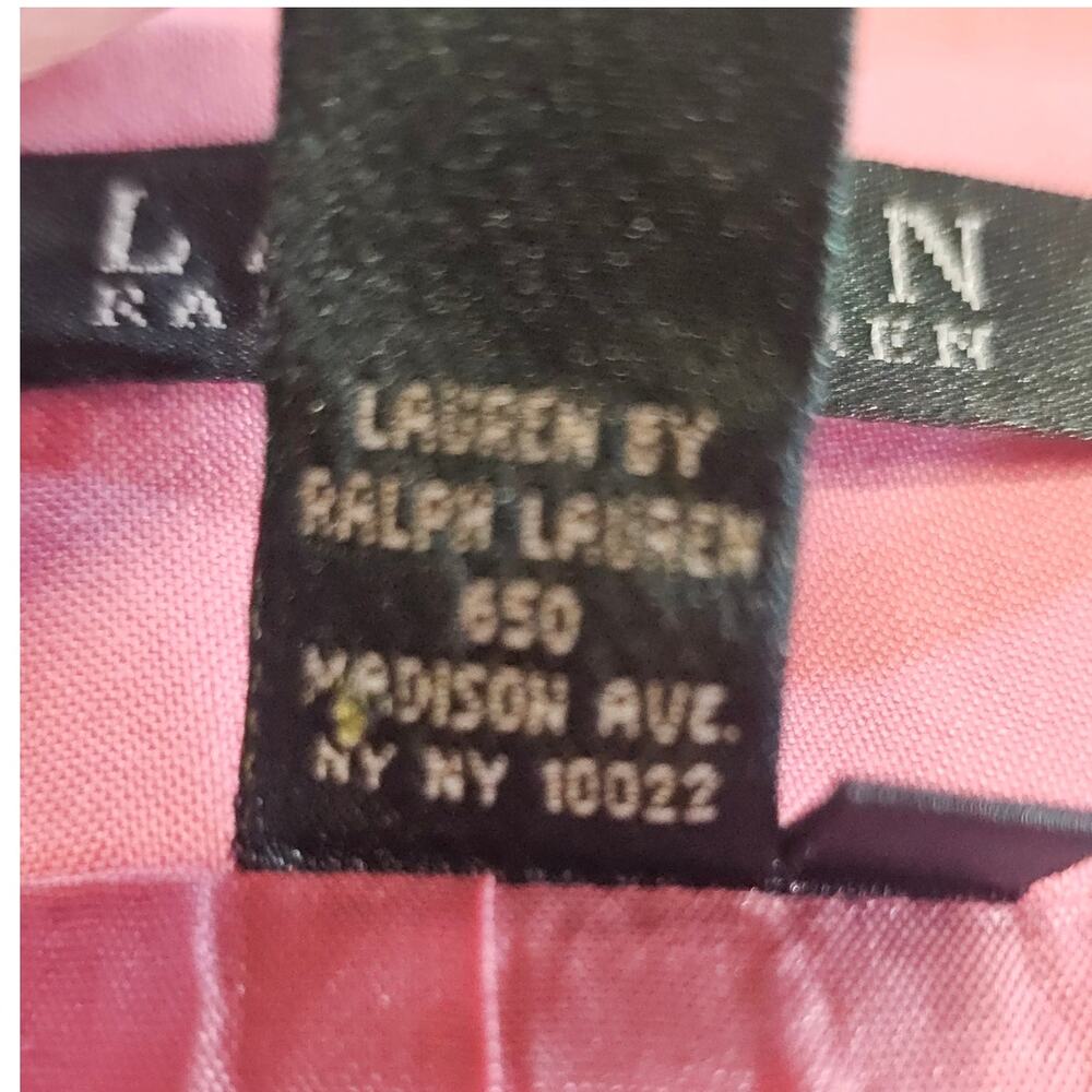 Lauren Ralph Lauren Pink Single Button Cotton Blazer Jacket Women's 14 3979 - Picture 4 of 10